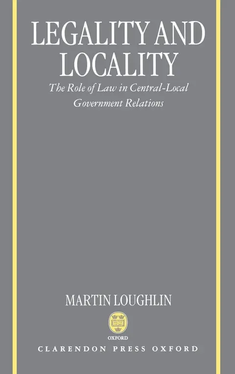 Cover of Legality and Locality