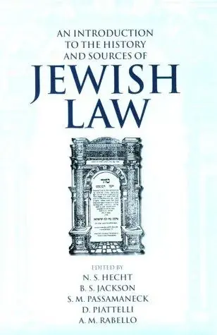 Cover of An Introduction to the History and Sources of Jewish Law