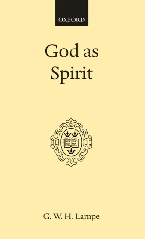 Cover of God as Spirit