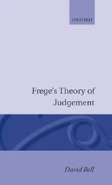 Cover of Frege's Theory of Judgement
