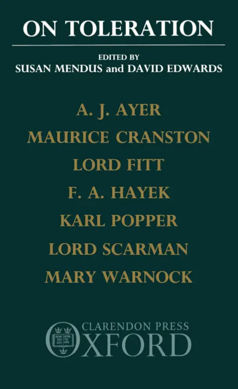 Cover of On Toleration