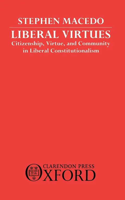 Cover of Liberal Virtues