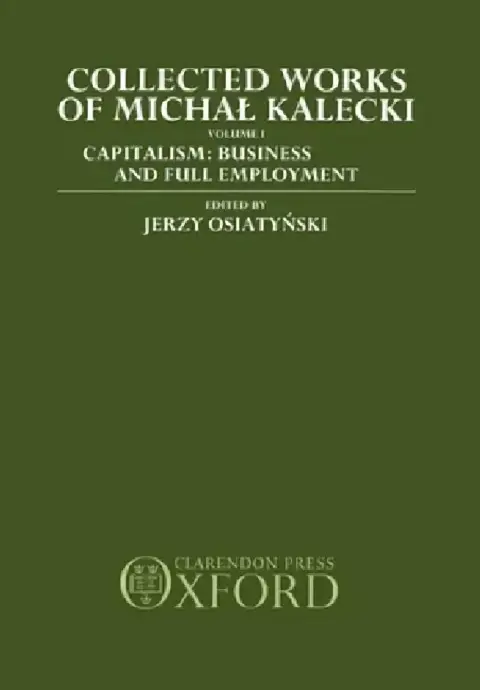 Cover of Collected Works of Michal Kalecki