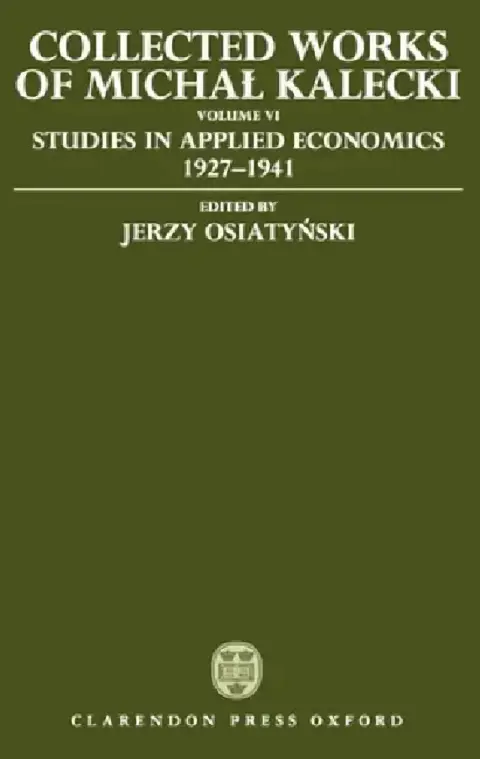 Cover of Collected Works of Michal Kalecki