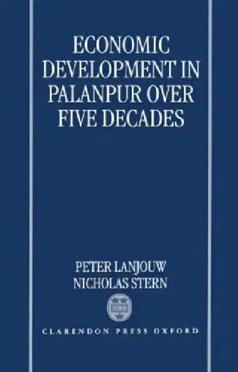 Cover of Economic Development in Palanpur Over Five Decades