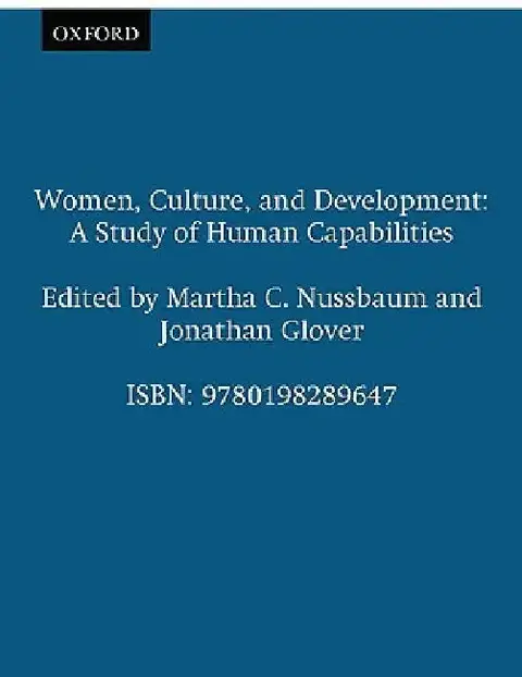 Cover of Women, Culture, and Development
