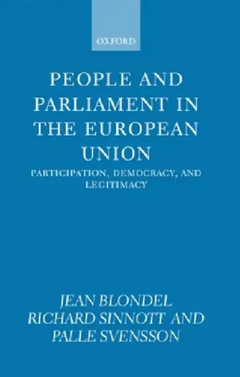 Cover of People and Parliament in the European Union