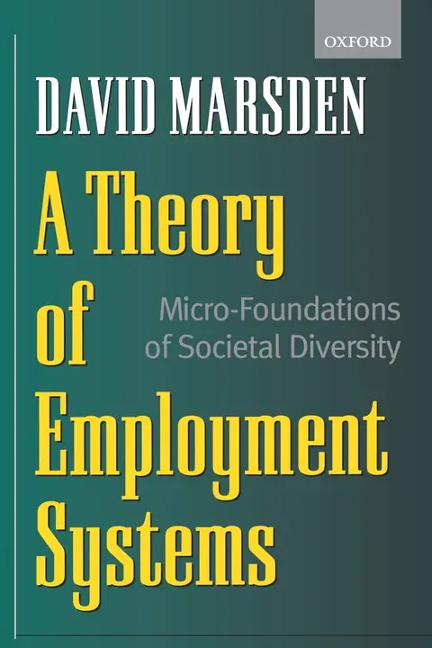 Cover of A Theory of Employment Systems