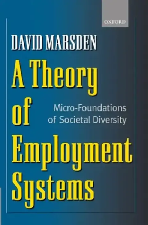 Cover of A Theory of Employment Systems