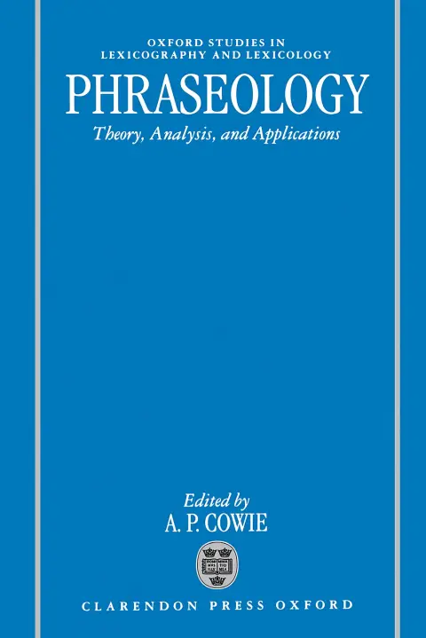 Cover of Phraseology