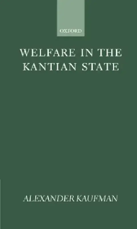 Cover of Welfare in the Kantian State