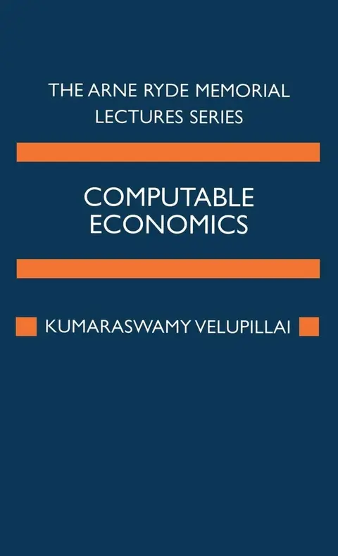 Cover of Computable Economics