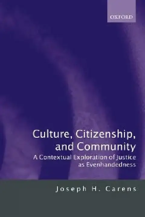 Cover of Culture, Citizenship, and Community
