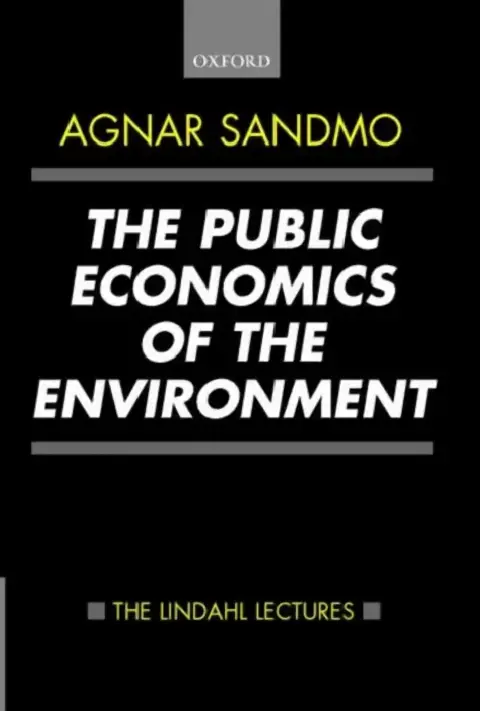 Cover of The Public Economics of the Environment