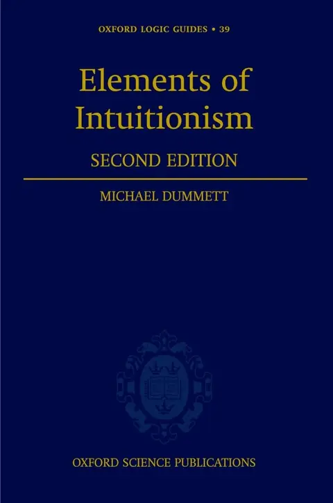 Cover of Elements of Intuitionism