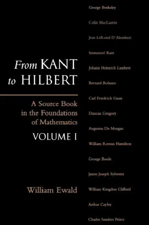 Cover of From Kant to Hilbert Volume 1
