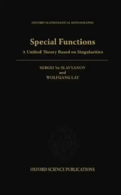 Cover of Special Functions