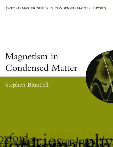 Cover of Magnetism in Condensed Matter