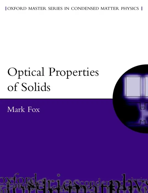 Cover of Optical Properties of Solids