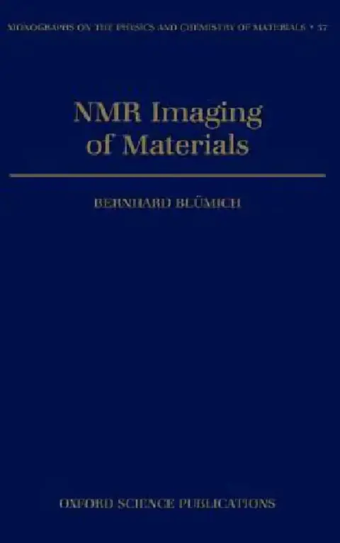 Cover of NMR Imaging of Materials