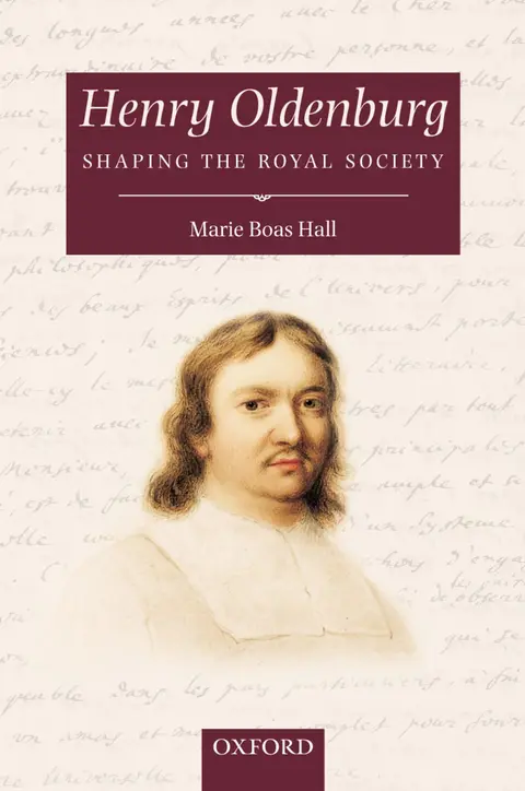 Cover of Henry Oldenburg