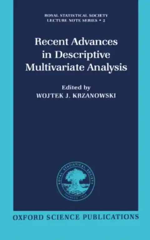 Cover of Recent Advances in Descriptive Multivariate Analysis