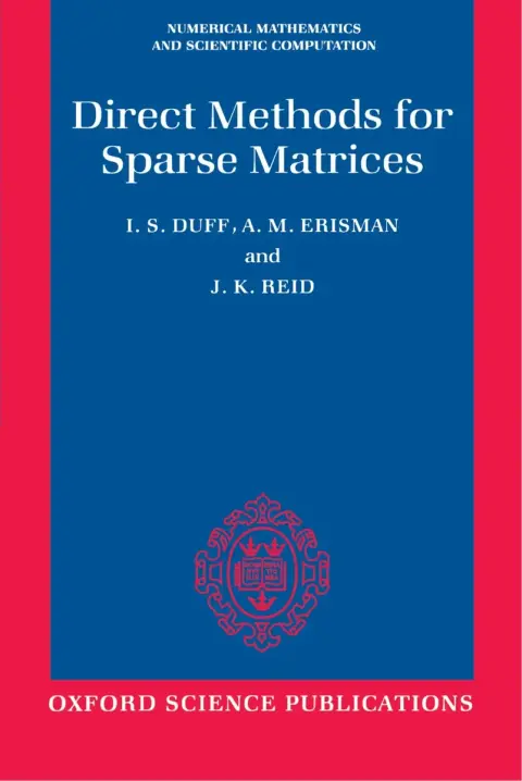 Cover of Direct Methods for Sparse Matrices