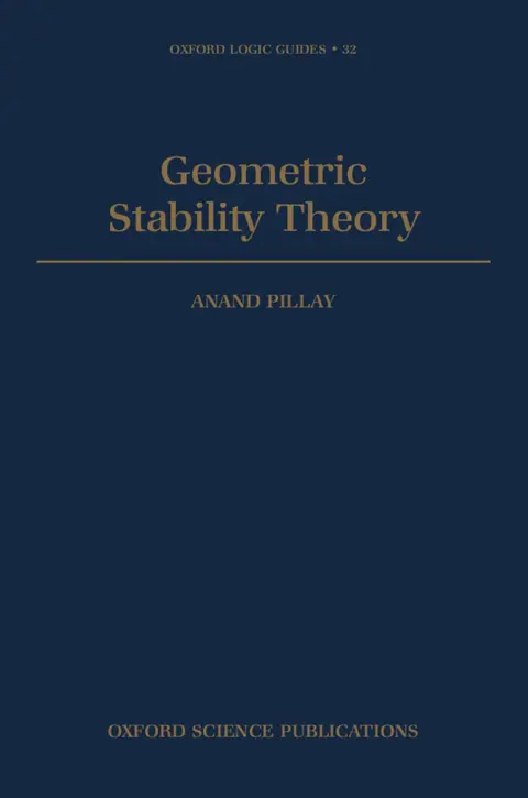 Cover of Geometric Stability Theory