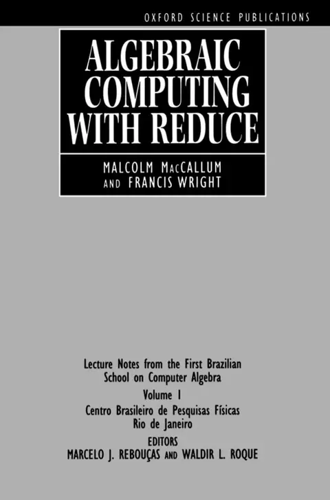 Cover of Algebraic Computing with Reduce