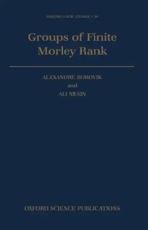 Cover of Groups of Finite Morley Rank
