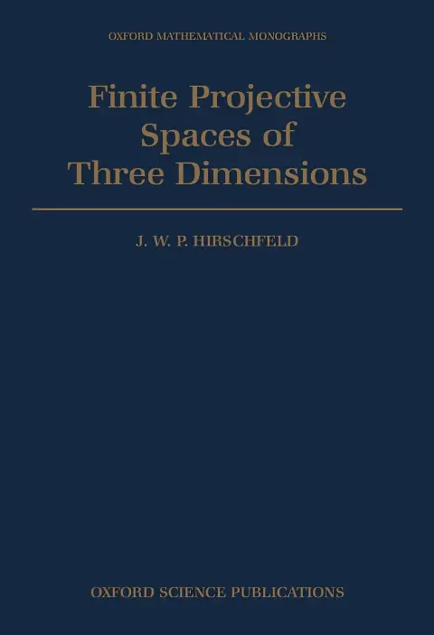 Cover of Finite Projective Spaces of Three Dimensions