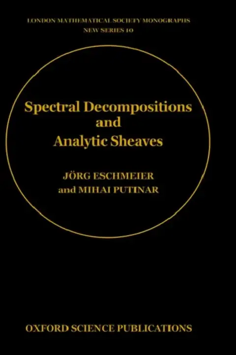 Cover of Spectral Decompositions and Analytic Sheaves