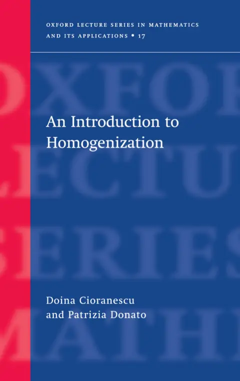 Cover of An Introduction to Homogenization