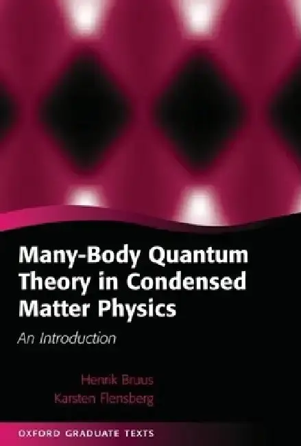 Cover of Many-Body Quantum Theory in Condensed Matter Physics