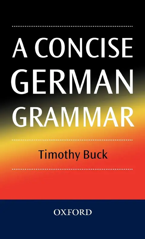 Cover of A Concise German Grammar