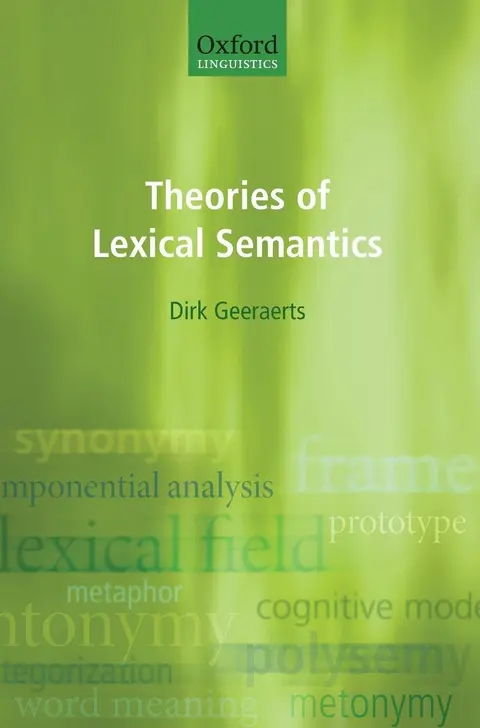Cover of Theories of Lexical Semantics