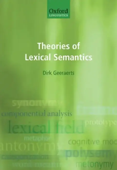 Cover of Theories of Lexical Semantics