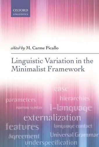 Cover of Linguistic Variation in a Minimalist Framework