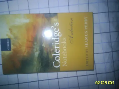 Cover of Coleridge's Notebooks
