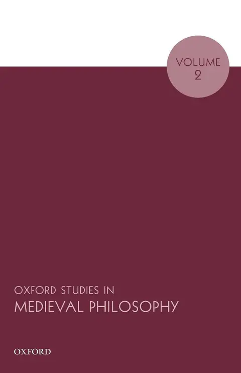 Cover of Oxford Studies in Medieval Philosophy (2)