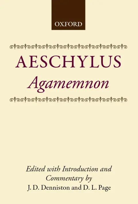 Cover of Aeschylus Agamemnon
