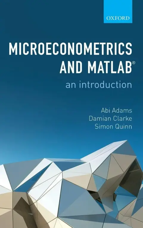 Cover of Microeconometrics and MATLAB