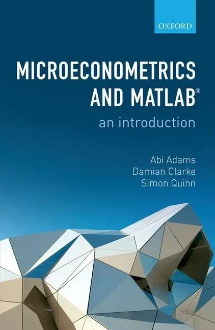 Cover of Microeconometrics and Matlab