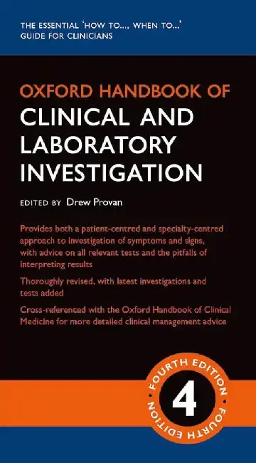 Cover of Oxford Handbook of Clinical and Laboratory Investigation