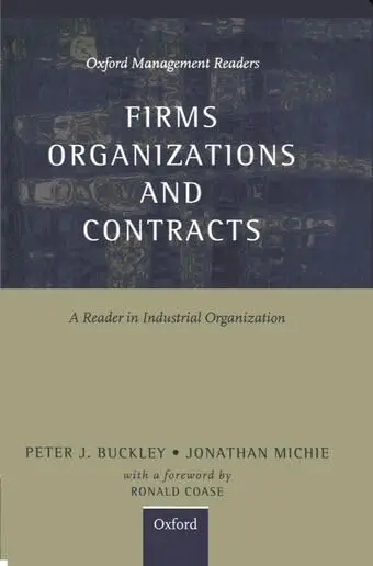 Cover of Firms, Organizations and Contracts