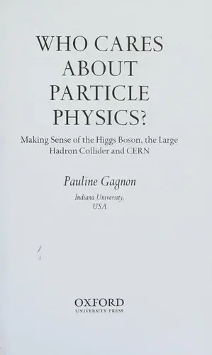 Cover of Who Cares about Particle Physics?