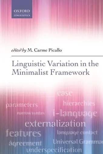 Cover of Linguistic Variation in the Minimalist Framework