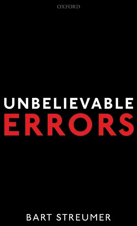 Cover of Unbelievable Errors