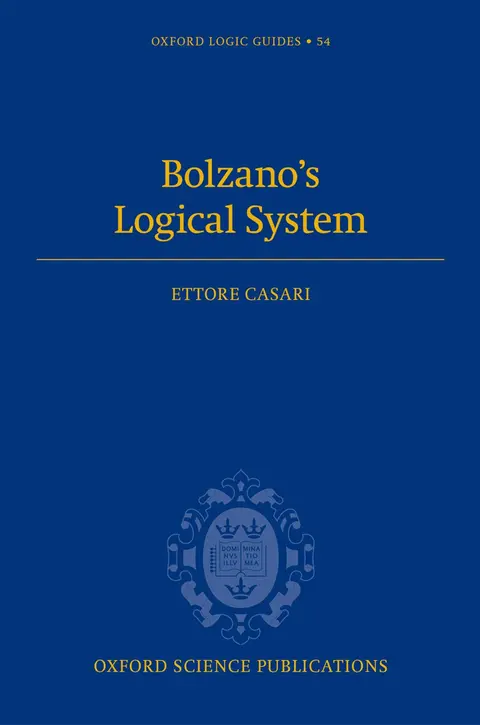 Cover of Bolzano's Logical System