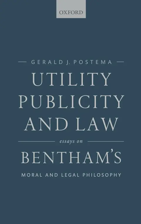 Cover of Utility, Publicity, and Law